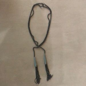 Phara Necklace in Gunmetal